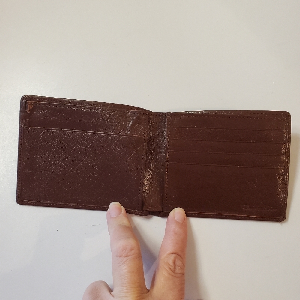 Christian Dior Vintage Men's Brown Leather Wallet - Picture 3 of 12